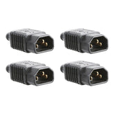 4x Pro Elec IEC-Stecker, robuste wiederverdrahtbare Schraubklemmen